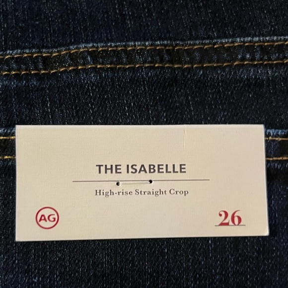 AG Adriano Goldschmied THE ISABELLE High-rise Straight Crop Size 26 - Picture 5 of 10